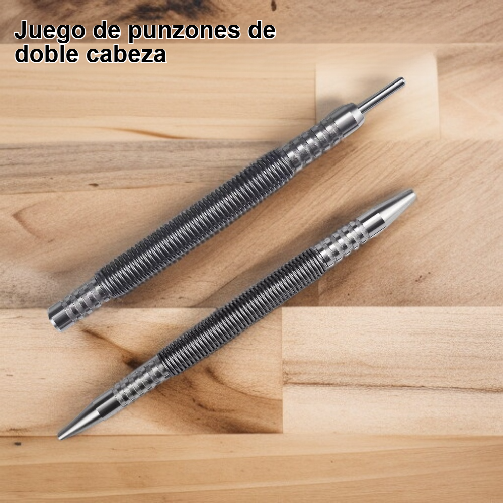 Juego de punzones de doble cabeza