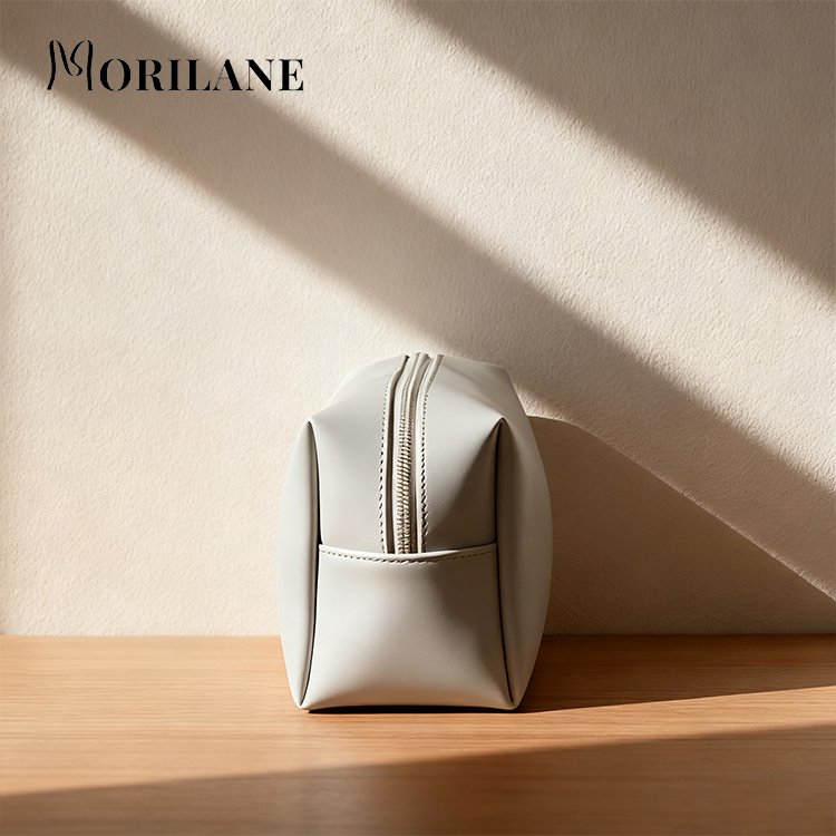 กระเป๋าหนังสีเทา อเนกประสงค์