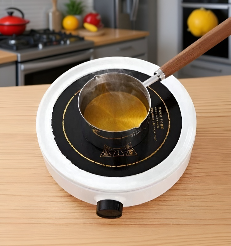 Praktische Pfanne für einhändige Bedienung zu Hause