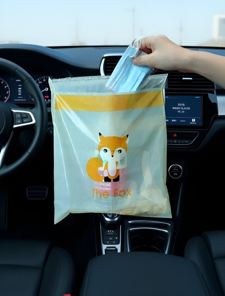 車用使い捨てゴミ袋のパッケージ画像