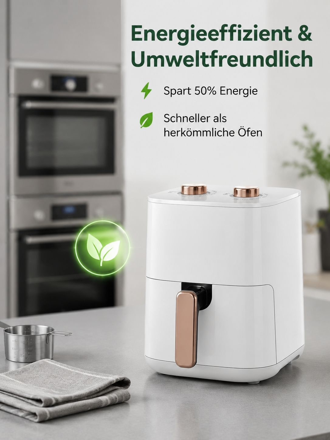 Große elektrische Fritteuse mit Mehrfachfunktion