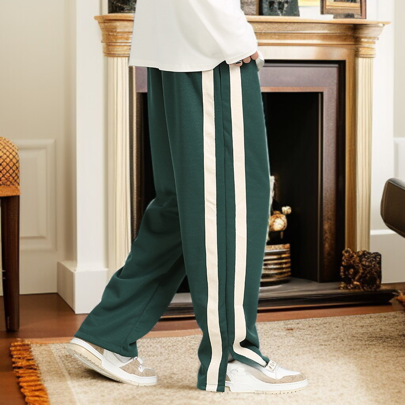 男性春秋カジュアルパンツゆるい長ズボンストレートカップル秋カジュアルパンツ