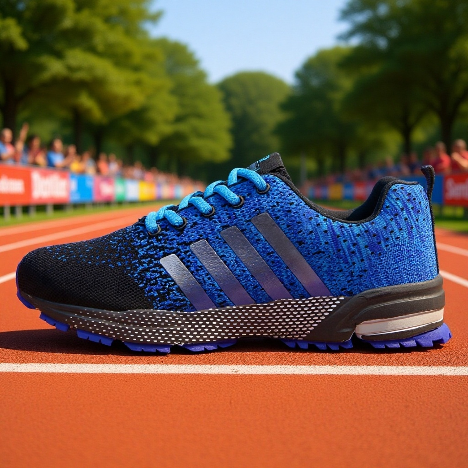 通気性のあるフライニットメッシュシューズ