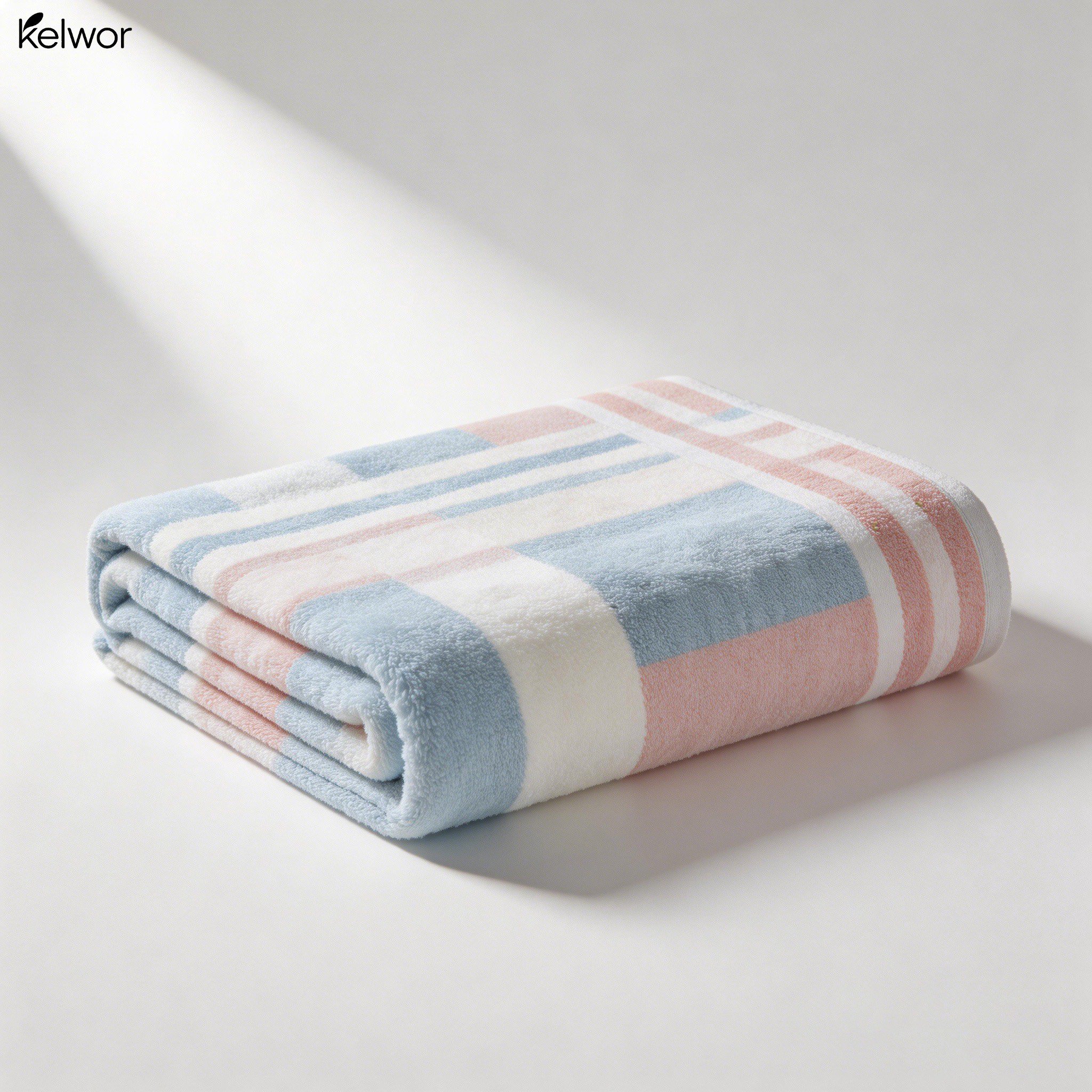 3 ręczniki kąpielowe z czystej bawełny, szybkoschnące