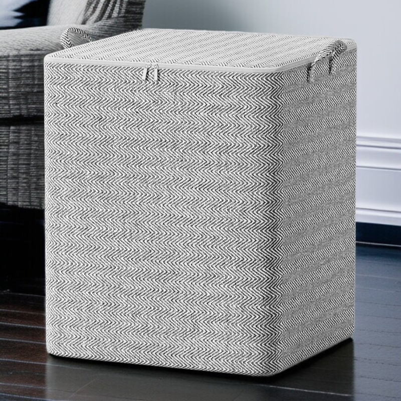 家庭用収納ボックス 大容量専用収納バッグ 引越し整理 収納キルト 収納ボックス 衣類収納バッグ