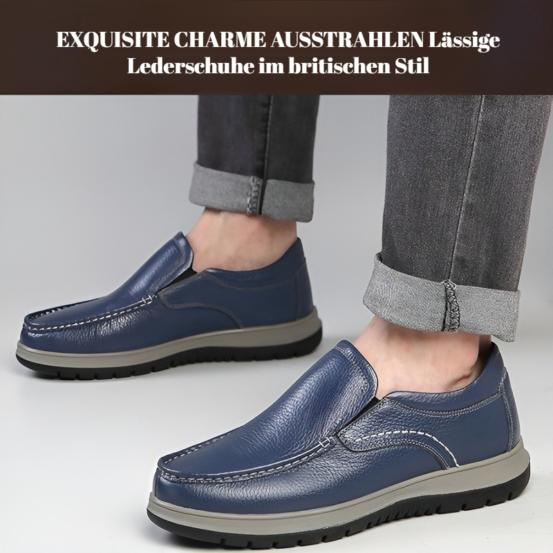 Atmungsaktive Herren Lederschuhe aus Sojabohnen für Business und Freizeit