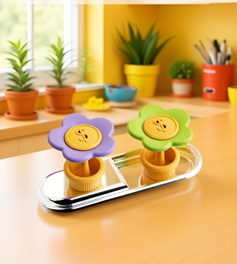 향기 나는 변기 보조 누름기 디테일