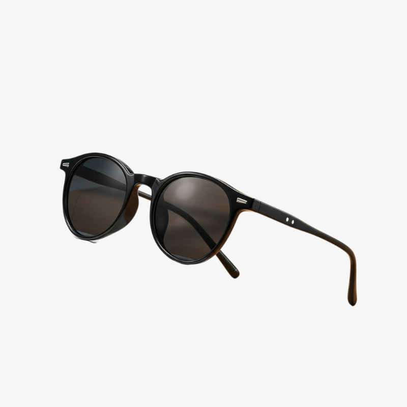 Gafas de sol de marco pequeño redondo para conducir, protección UV, unisex