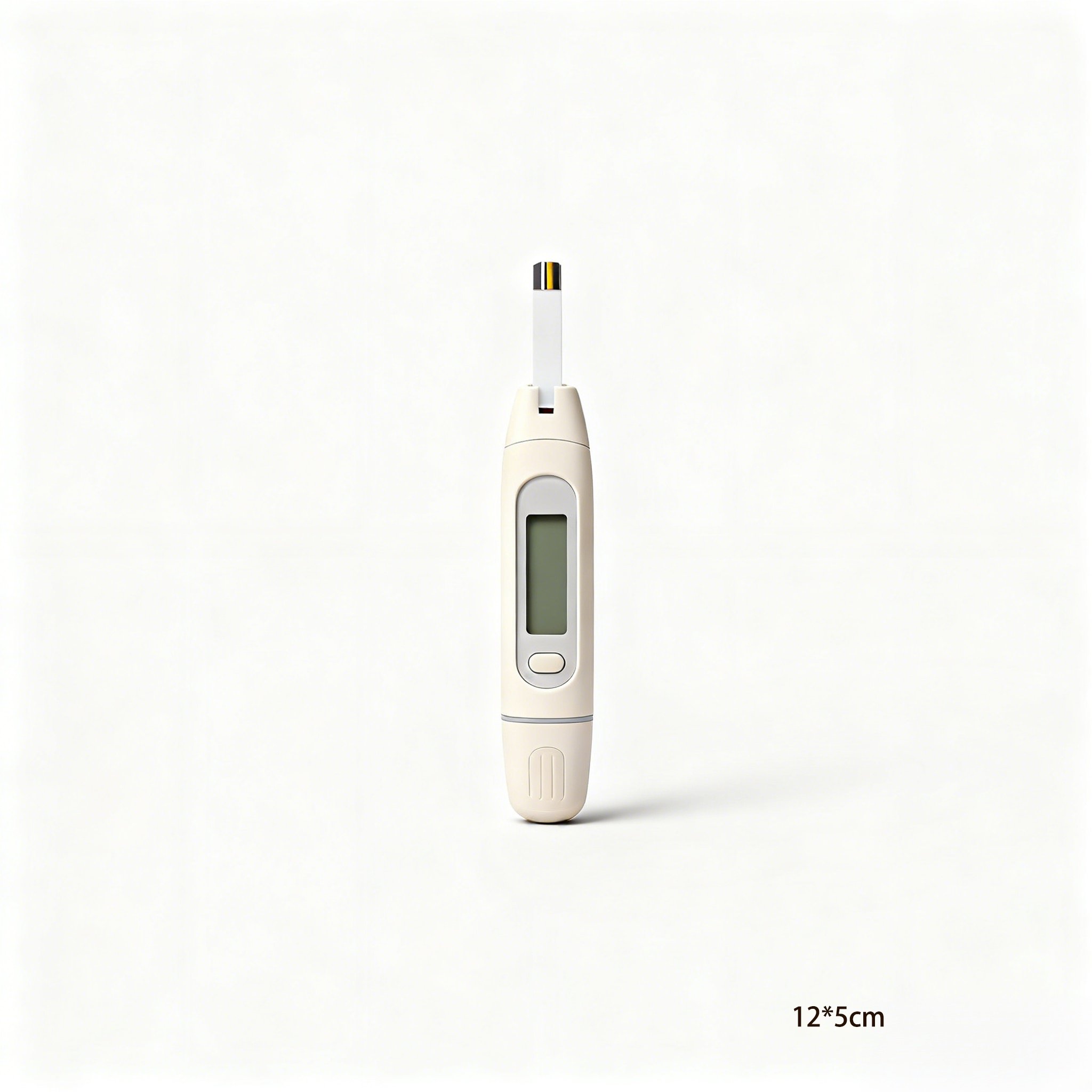 血糖値を測定する様子