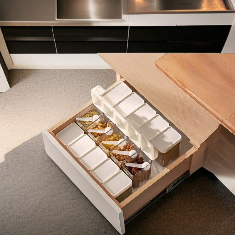 食品グレードの密封瓶プラスチック厚手透明収納ボックススナック収納瓶穀物収納瓶