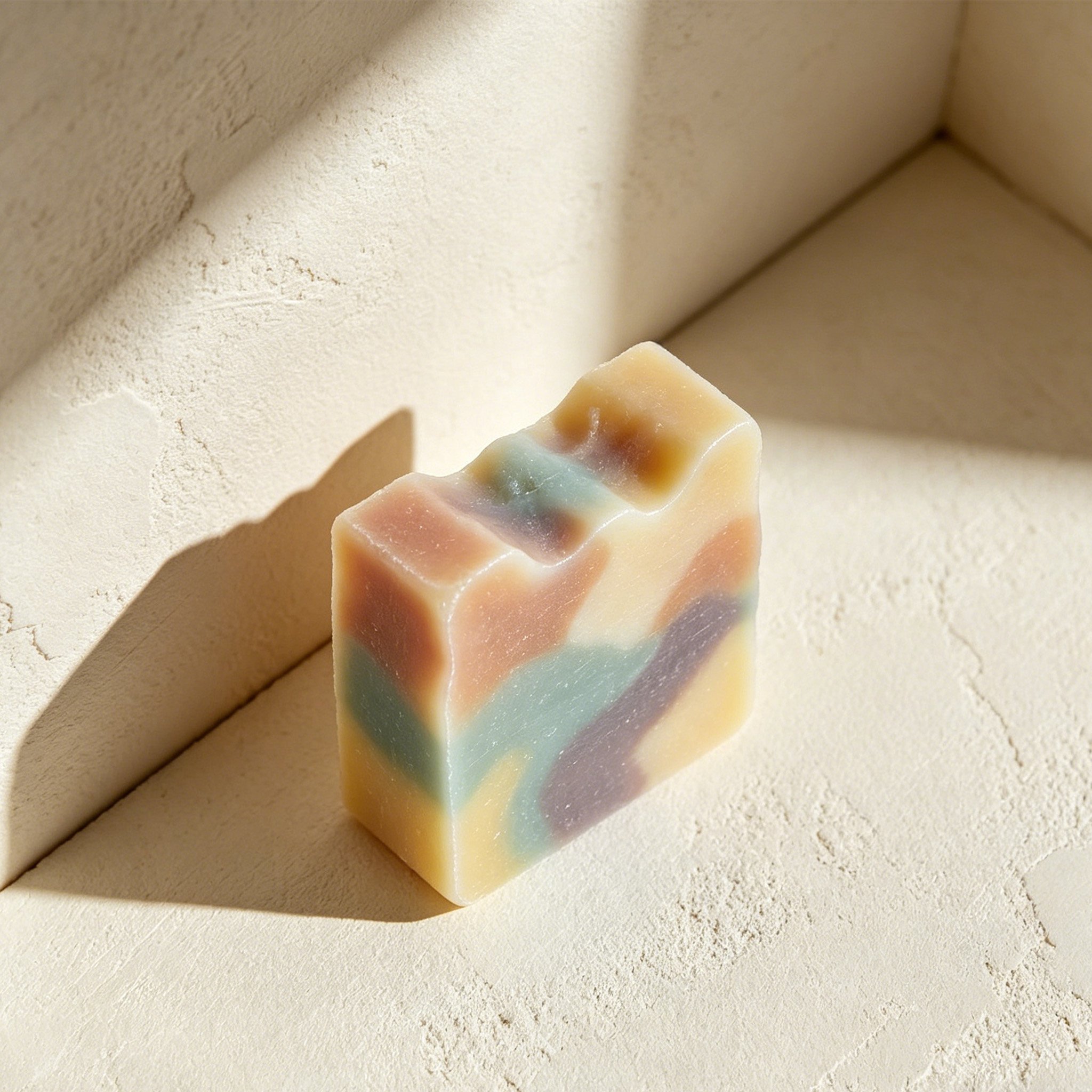Natural handmade soap gift set with 10 assorted bars