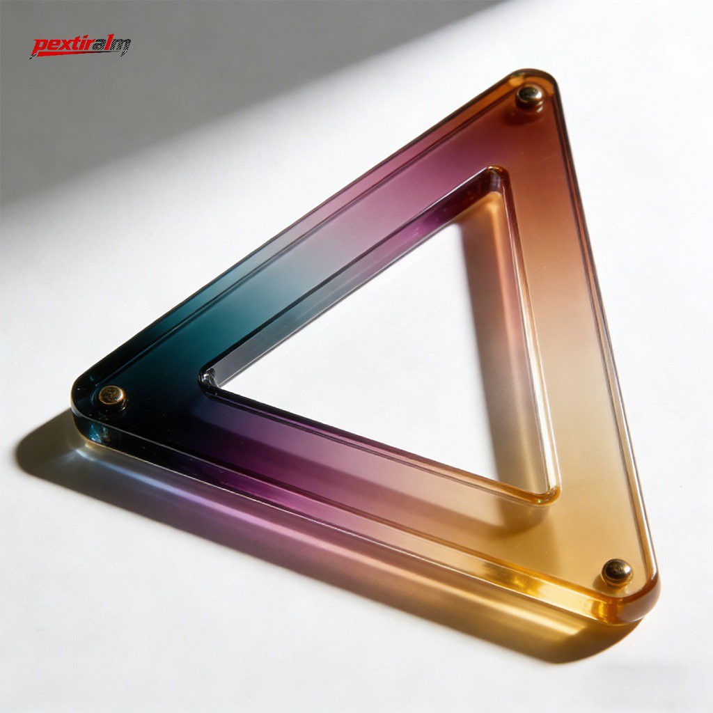 ขาตั้งสัญญาณเตือนรูปสามเหลี่ยมแบบพับได้ พกพาสะดวก