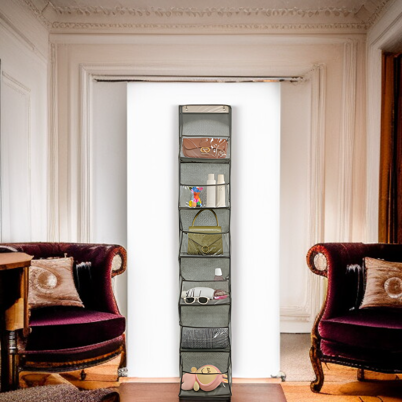 収納ハンギングバッグ壁掛けドア吊り下げ立体多層寮収納バッグ多機能衣類・おもちゃ収納バッグ