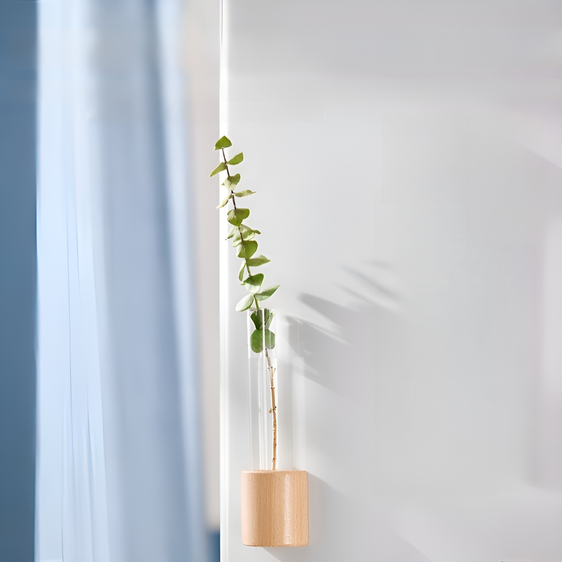 Magnetic test tube vase ornament