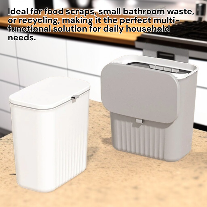 Home Kitchen Hanging Garbage Bin Multi-use Toilet Trash Can