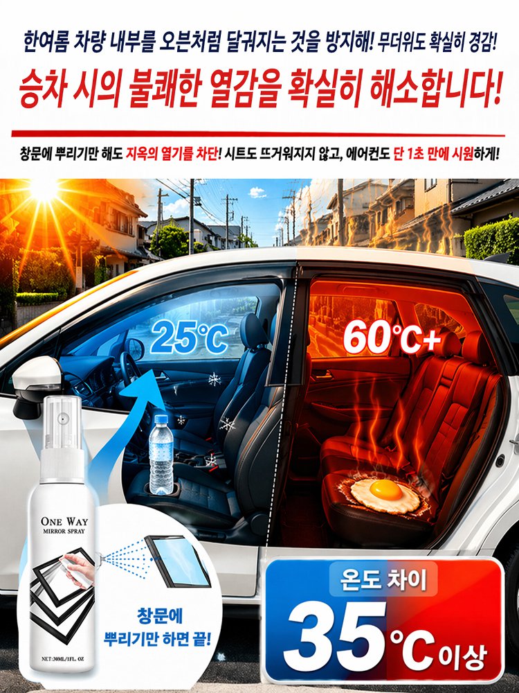 단방향 프라이버시 보호 미러 스프레이