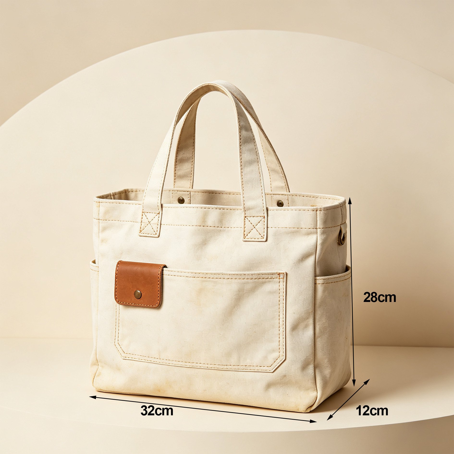 Canvas tote bags for groceries and daily use