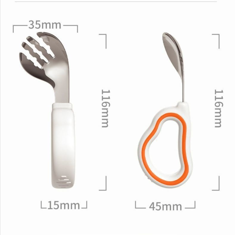 ช้อนงอสแตนเลสสำหรับเด็ก