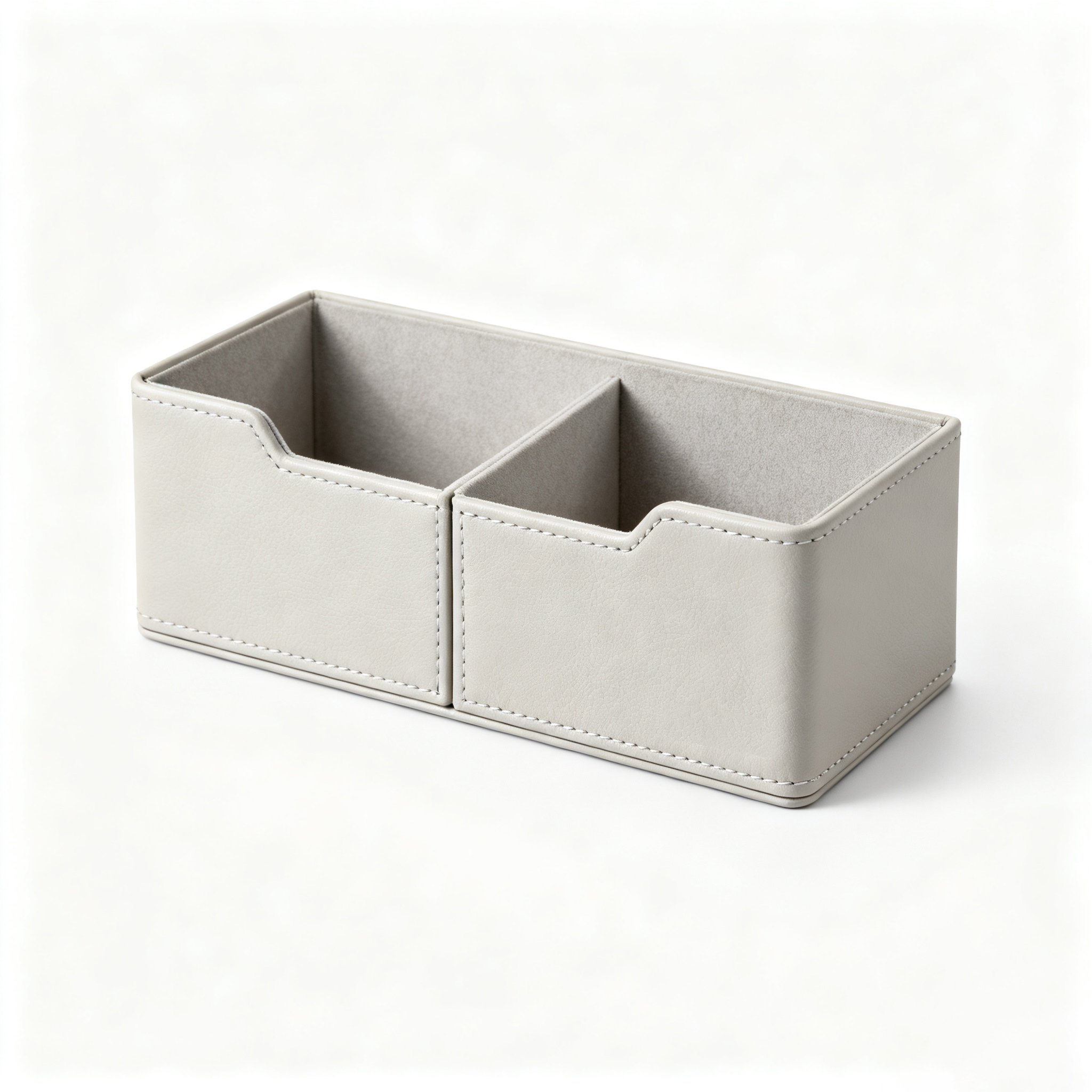 กล่องจัดระเบียบในรถยนต์ หนังดีไซน์โปร่ง