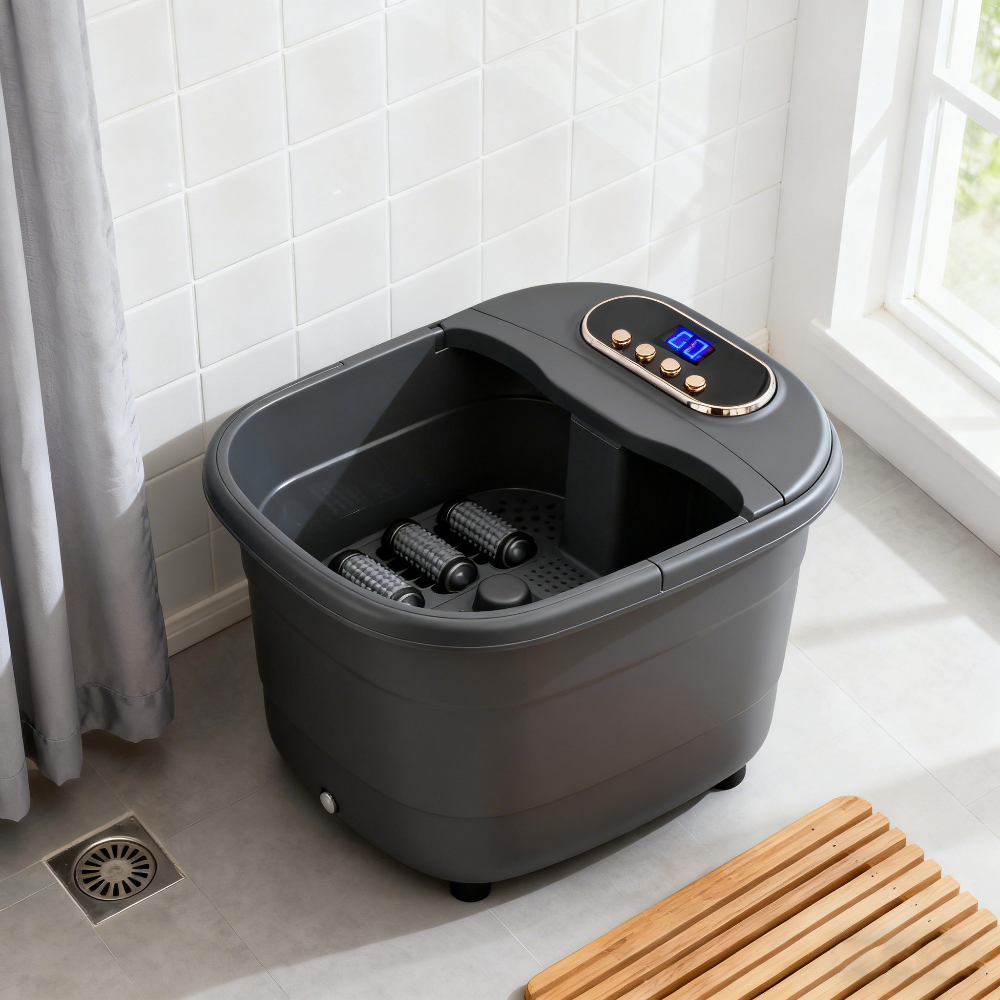 마사지 기능 족욕기