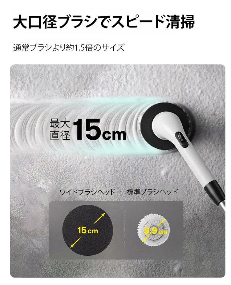 ブラシと専用アタッチメントで効果的な隙間掃除