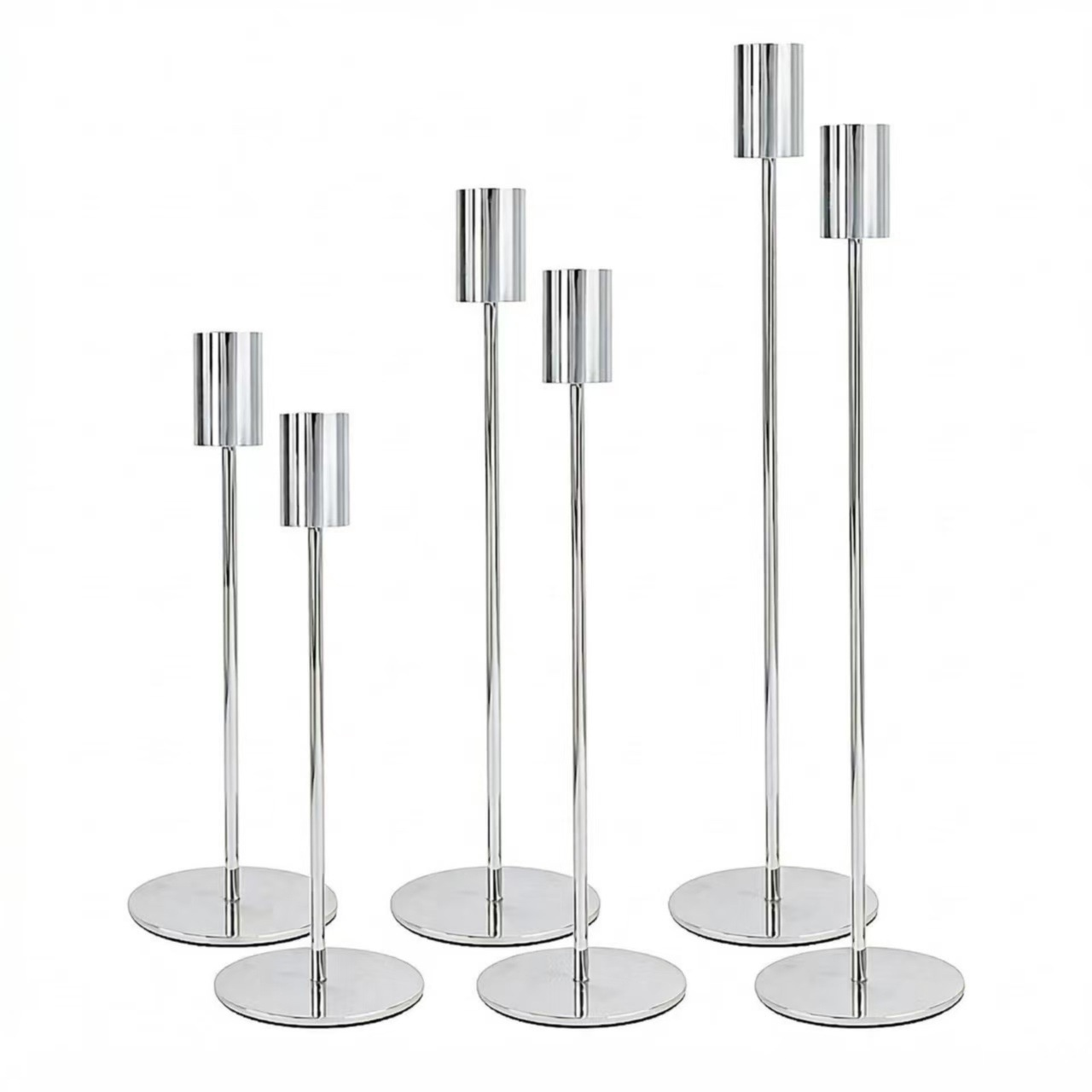 European Style Gold Metal Candle Holder