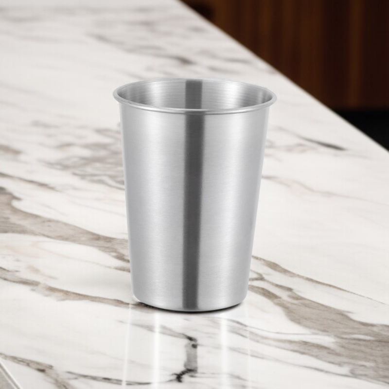 ステンレス単層落下防止飲料カップ