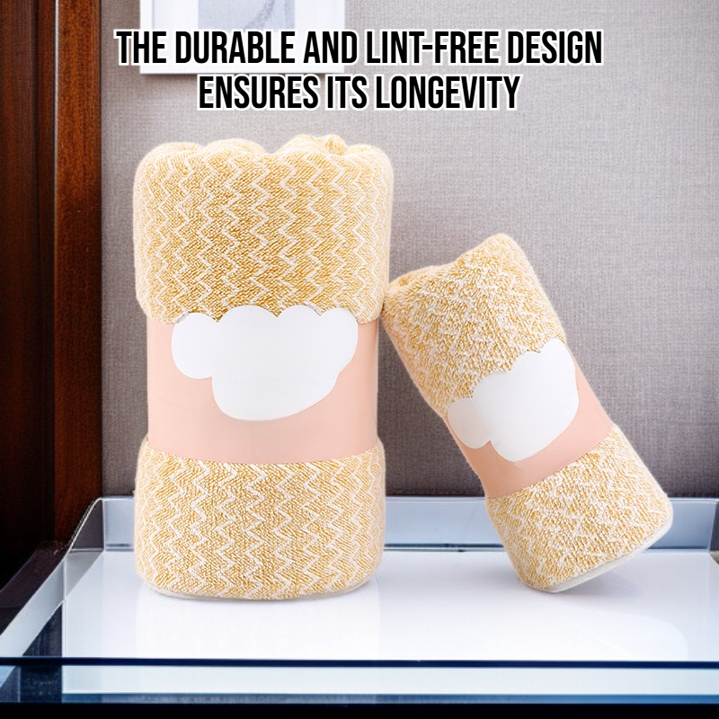 High-Efficiency Absorbent Coral Fleece Towel