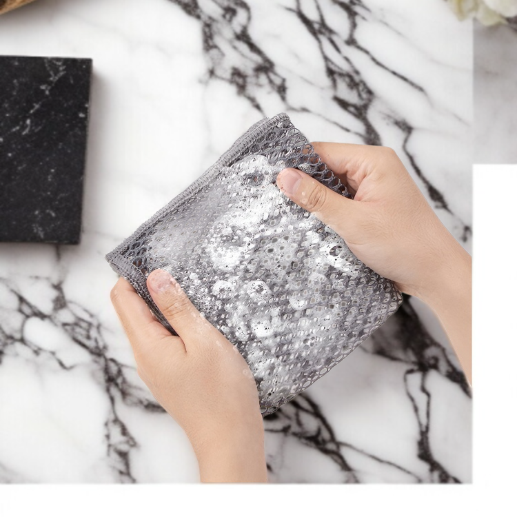 다용도 식기세척기 대신 와이어 볼 메쉬 그물 기름때 제거 행주 냄비 설거지 좋은 도우미