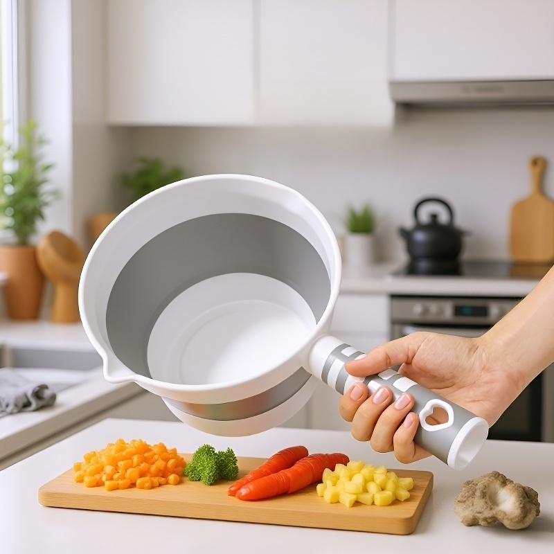 주방 접이식 다용도 바가지 식품 등급 재질 걸이식 바가지 물주걱