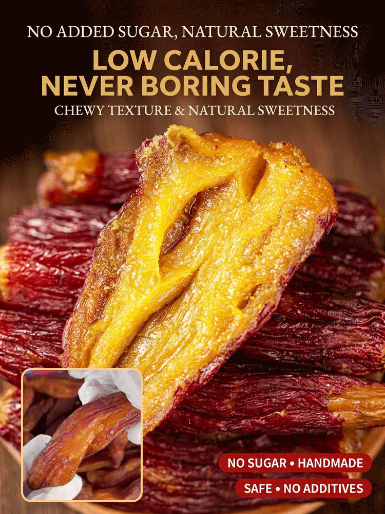Low-fat, sugar-free dried sweet potatoes