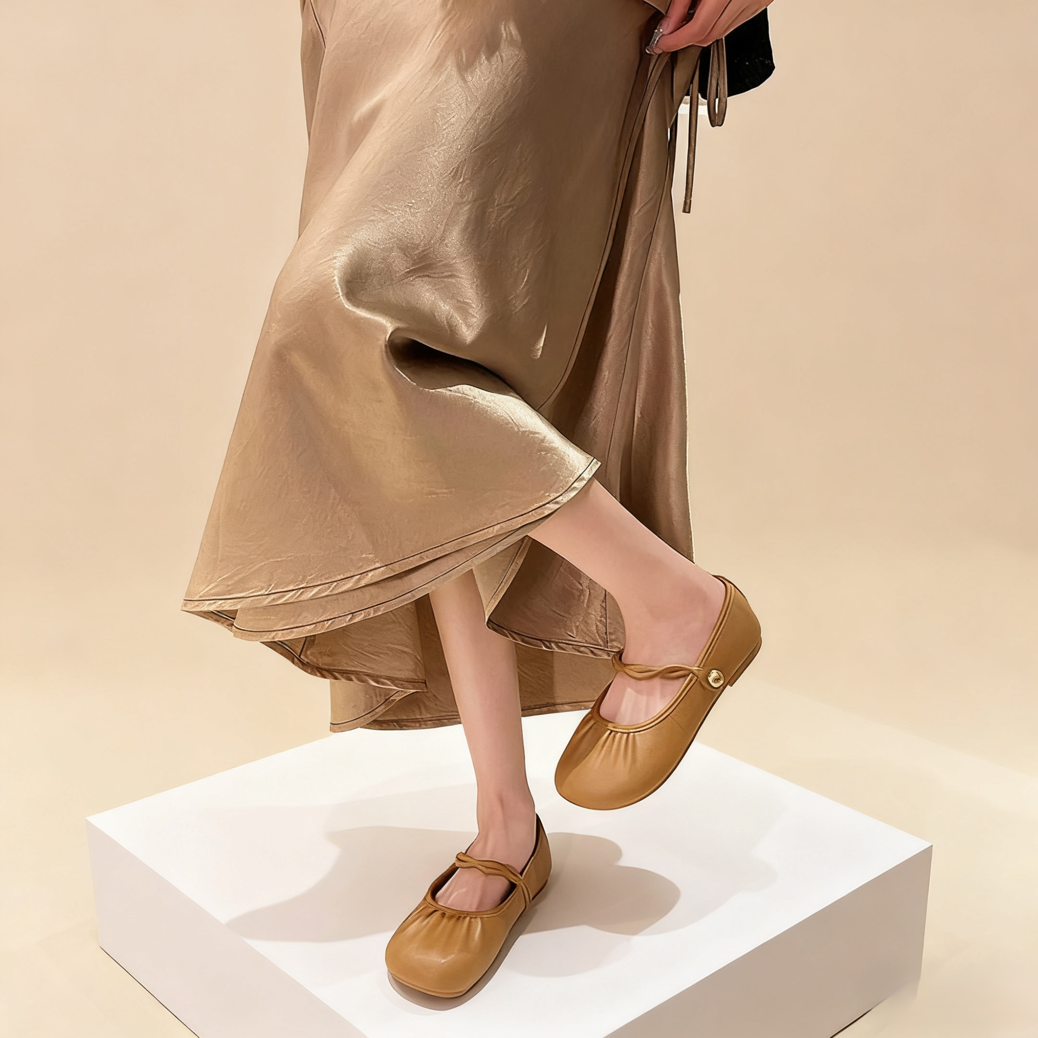 Modische Einzelne Schuhe im Vintage-Stil