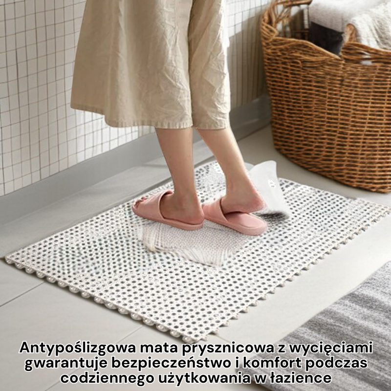 Przycinana mata prysznicowa antypoślizgowa