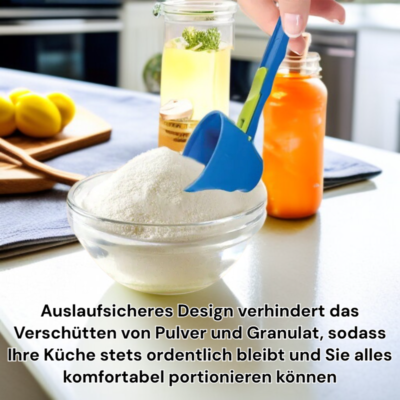 2 Pack Kreative Schiebe Löffel auslaufsicher Löffel Milch Pulver Kaffee Tragbare Mini