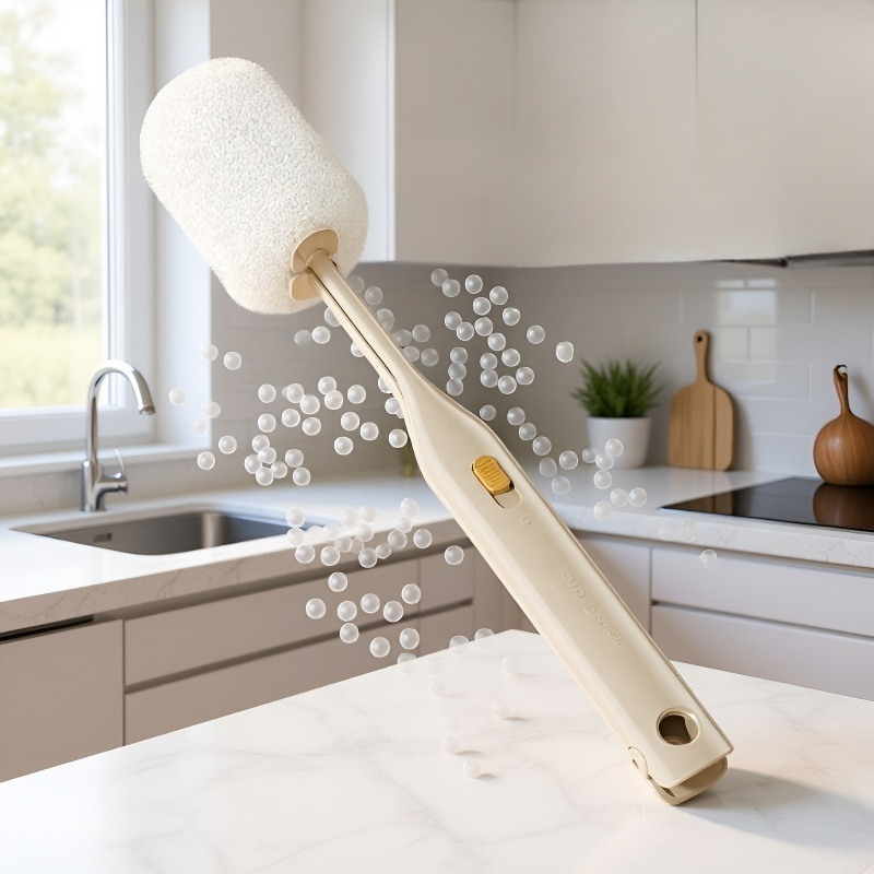Cepillo de vaso de mango largo multifuncional