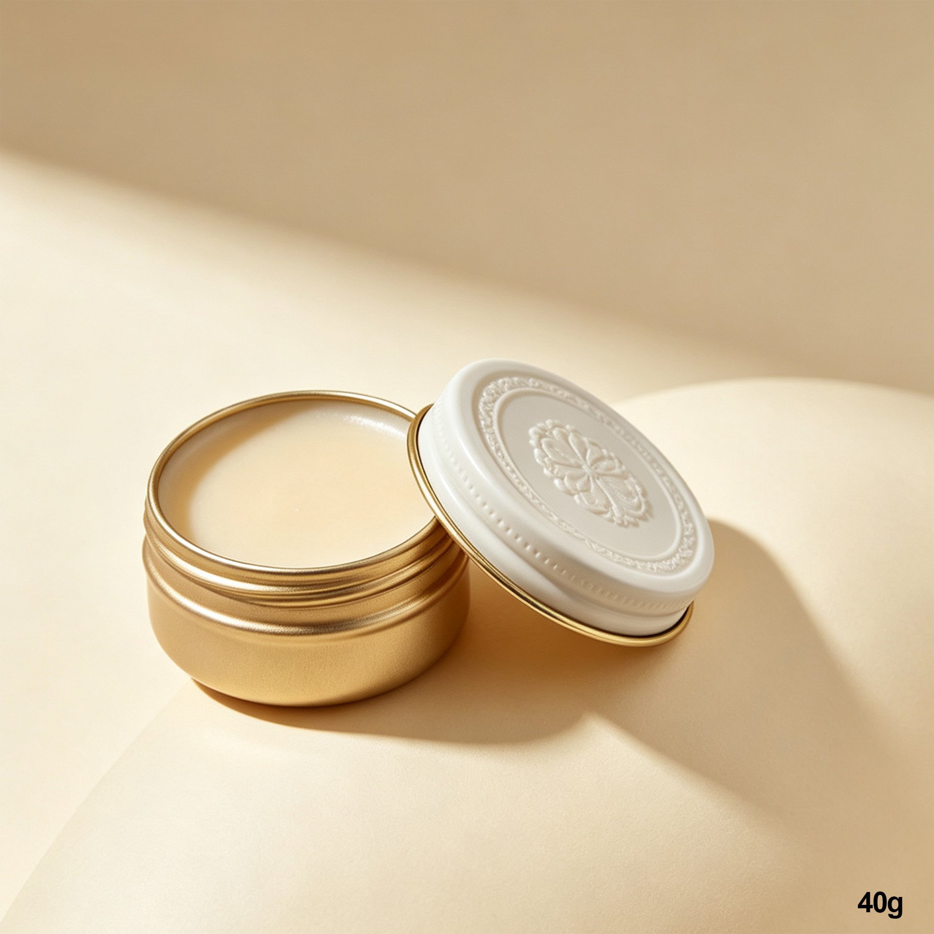 Solid perfume balm set of 3 pieces in elegant packaging