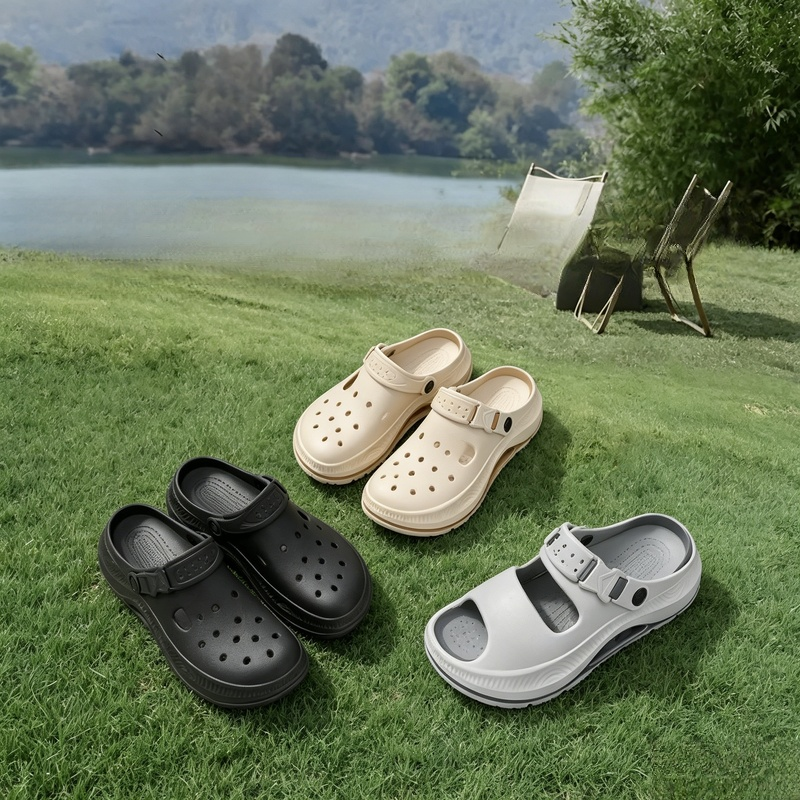 Men's Fashionable Casual Beach Sandals, Summer Soft Sole Non-Slip Home Slippers