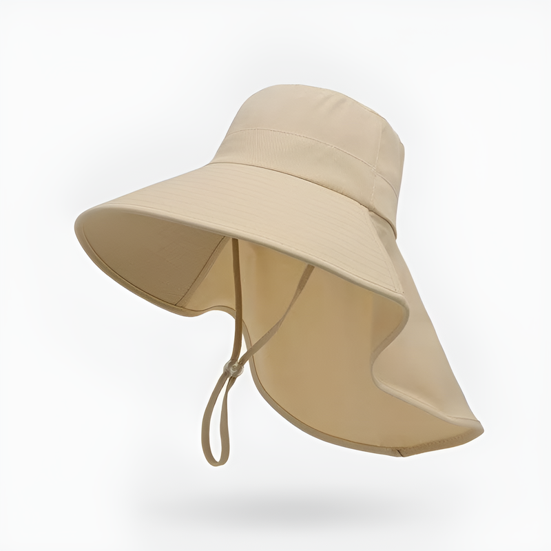 超ワイドつば日焼け防止バケットハット