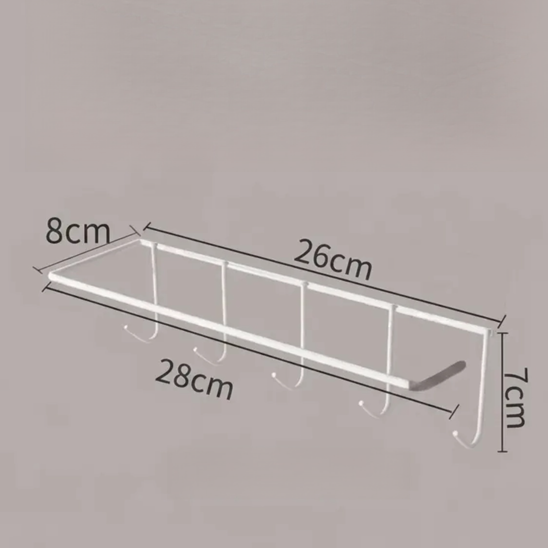 Kitchen paper towel storage rack