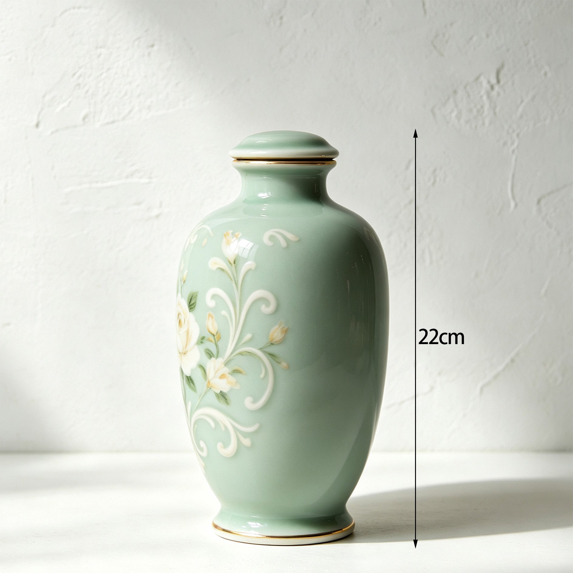 Luftdichte Aufbewahrung für Tee mit Celadon-Dosen