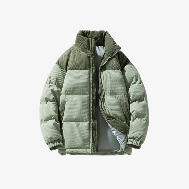 커플 패딩 가을 겨울 기모 차이나 베이커리 패딩 남녀 패션 프린트 패딩