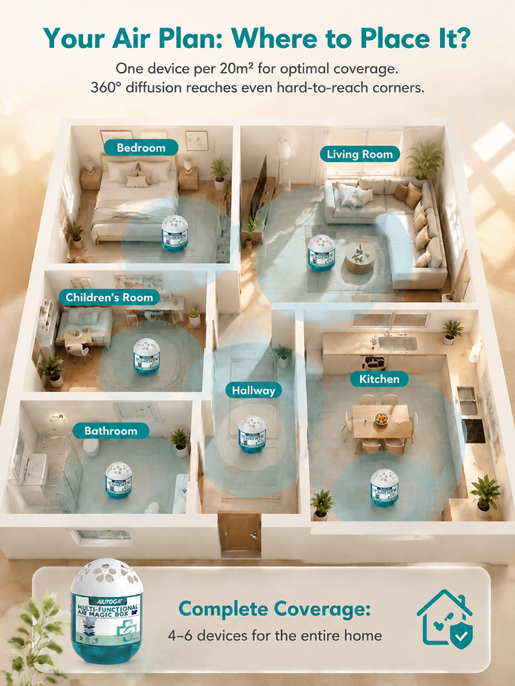 [Baby & Mom Safe Purification] Whole-House Dust Buster Smart Vacuum Cube