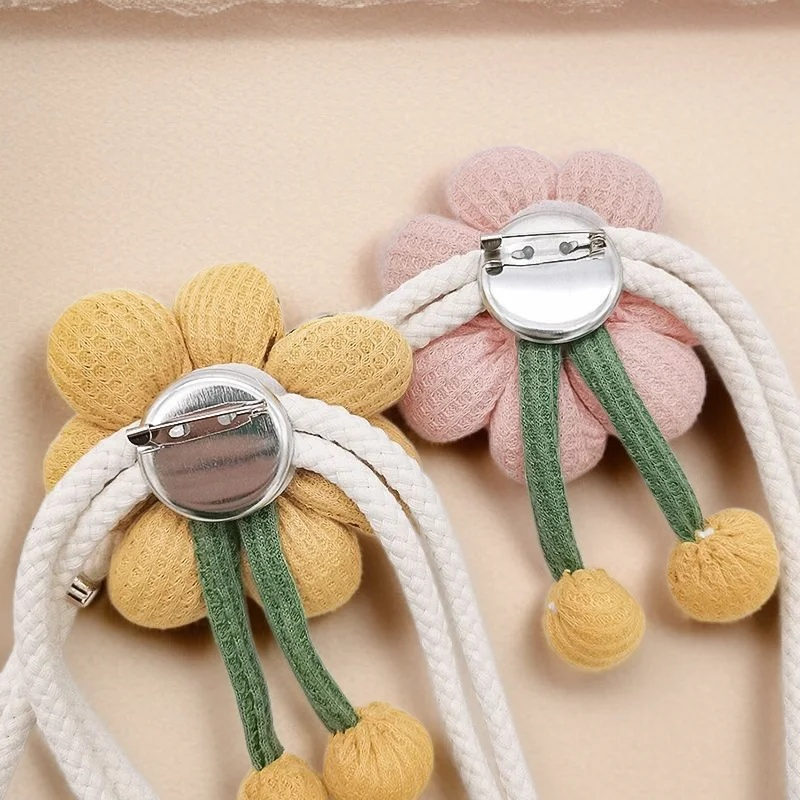 Floral curtain tiebacks