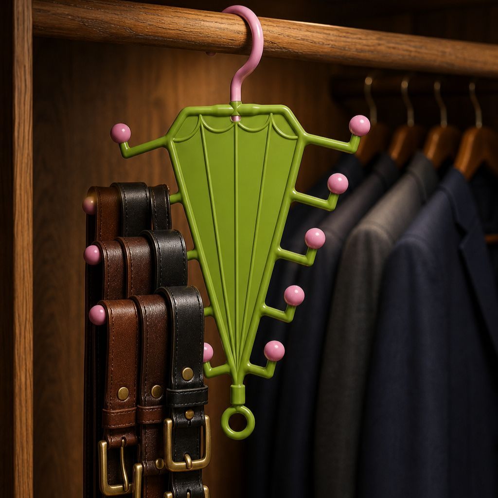 V-shaped double-sided clothes hanger storage rack