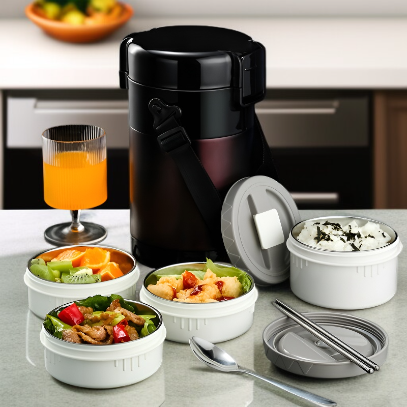 Stainless Steel Multi-layer Insulated Lunch Box
