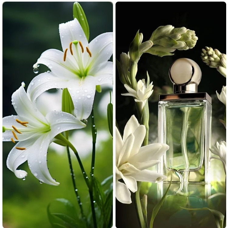 향기로운 백합 화분 꽃