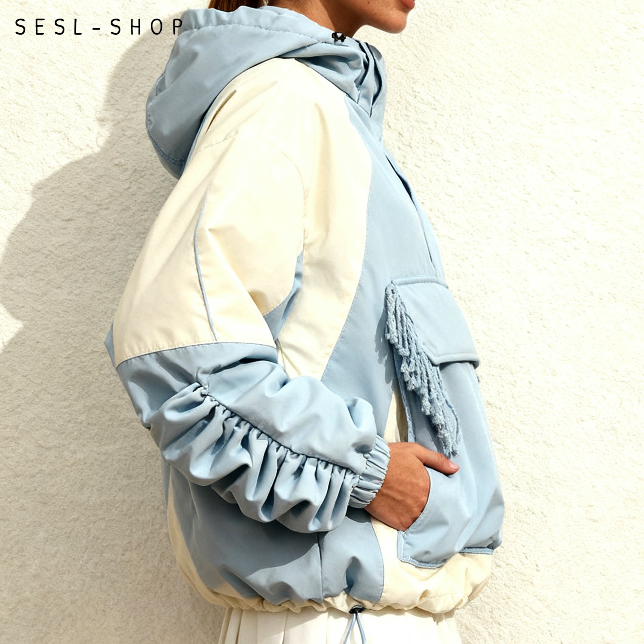 เสื้อแจ็คเก็ตกันน้ำและกันลมสำหรับกลางแจ้ง