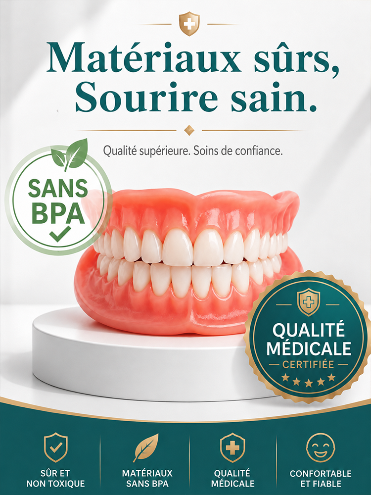  Ensemble complet de prothèses dentaires haut de gamme