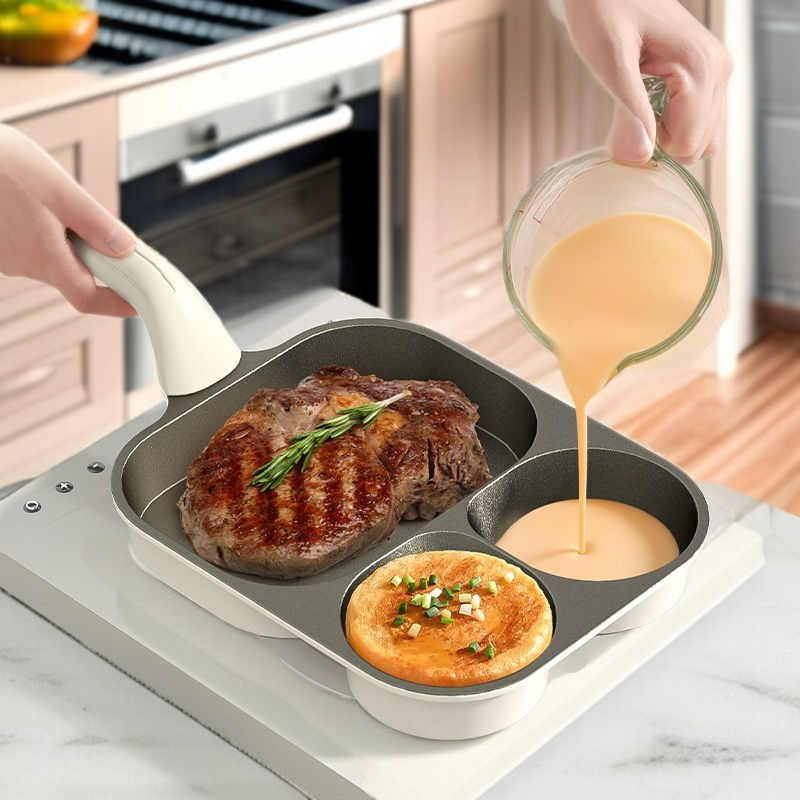3 in 1 frying pan Home breakfast pan omelette pan