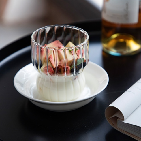 條紋早餐杯牛奶咖啡杯果汁杯